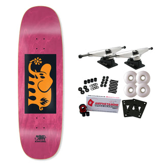 Black Label Skateboard Complete Elephant Block Tugboat Shaped 9.5" x 32.125" Assorted