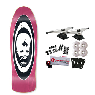 Black Label Skateboard Complete Thumbhead Oval Custom 12XU Shaped 10.0" x 31.25" Assorted