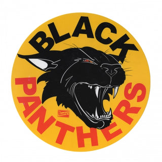 BLACK PANTHERS Sticker Circle 4"