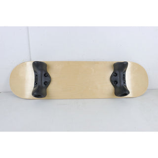 Blem Softrucks Skateboard Indoor Practice Complete 8" Natural Deck with Black Trucks