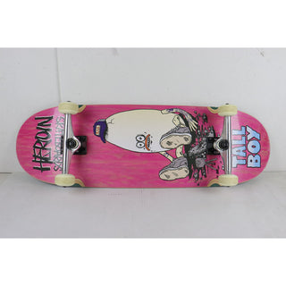 Blem Heroin Skateboard Assembly Bail Gun Garys Tall Boy 10.25" x 33" Pink Complete