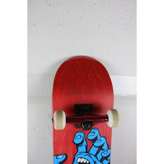 Blem Santa Cruz Skateboard Complete Screaming Hand Red 8.0" x 31.6"