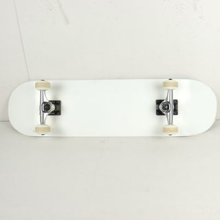 Blem Moose Complete Skateboard Dipped White 8.25" Silver/White Assembled