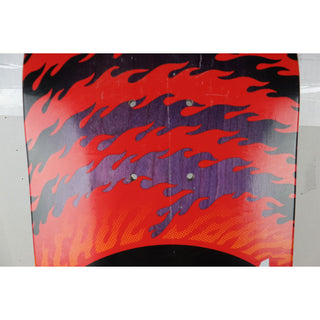 Blem Santa Cruz Skateboard Deck Dot Flame Red 8.5" x 32.2" Cosmetic