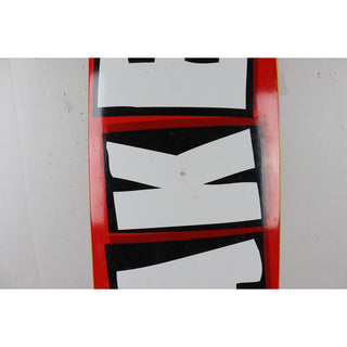 Blem Baker Skateboard Deck Logo Red/White 8.5" x 32" Used