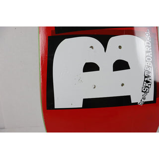 Blem Baker Skateboard Deck Logo Red/White 7.56" x 31.25" Cosmetic