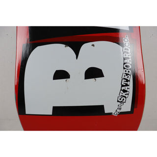 Blem Baker Skateboard Deck Logo Red/White 8.5" x 32" Cosmetic