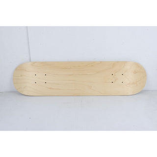 Scratched Moose Blank Skateboard Deck Natural 7.25"