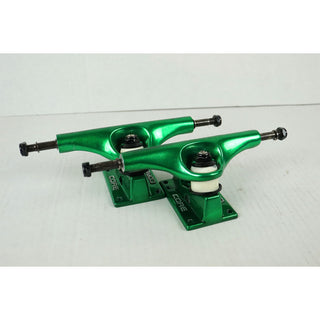 Blem Core Hollow Skateboard Trucks 5.5 (8.25") Green / Green Base