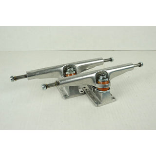 Blem Independent Skateboard Trucks 215 Silver Retro Style Pair 10" Axle Old School