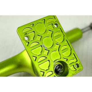 Blem Ace Skateboard Trucks AF1 Satin Lime 66 (9.0" Axle) Pair