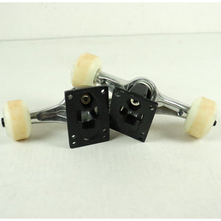 Blem Core Skateboard Trucks Hollow Silver 5.25 (8.0") with Spitfire Burners 52mm