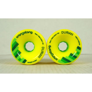 Blem Orangatang Longboard Wheels Durian Yellow 75mm 86A - Set of 2