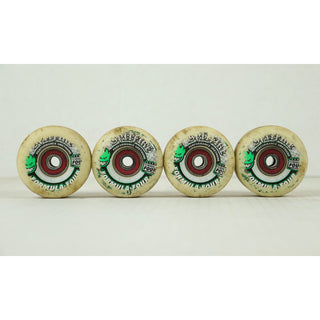 Blem Spitfire Skateboard Wheels 53mm F4 101A Conical (Green Print) Natural