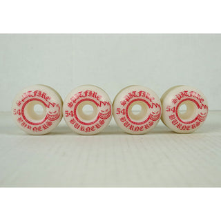 Blem Spitfire Wheels Burners 54mm 99A White/Red