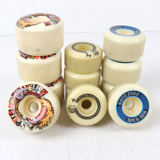 Blem Spitfire Skateboard Wheels 3 Sets 49mm, 52mm, 56mm F4 99A Used