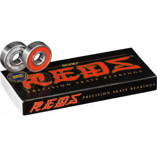 Krux Skateboard Trucks DLK Raw 8.0" Welcome 54mm Wheels, Bones Reds Bearings