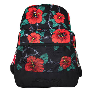Santa Cruz Skateboards Bag Screaming Hibiscus Beach Bag Black