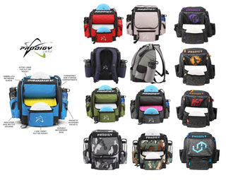 Prodigy Disc Golf Bag BP-1 V3 Backpack (Choose Color) Holds up to 24 Discs
