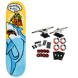 Foundation Skateboard Complete Campbell Back Off Bro 8.38" x 32"