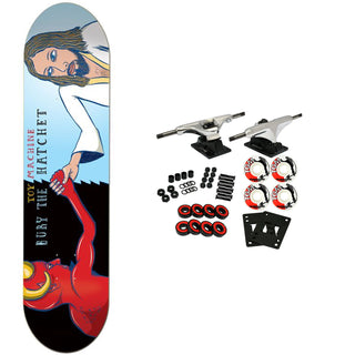 Toy Machine Skateboard Complete Bury The Hatchet Symmetrical 8.25" x 32"