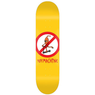 Toy Machine Skateboard Deck No Scooter Yellow 8.0" x 31.75"