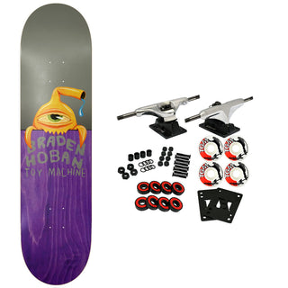 Toy Machine Skateboard Complete Hoban Fence Grey/Purple 8.0" x 31.88"