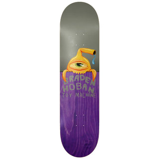 Toy Machine Skateboard Deck Hoban Fence Grey/Purple 8.0" x 31.88"