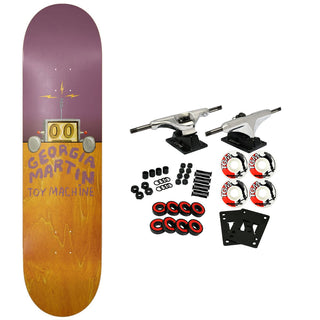 Toy Machine Skateboard Complete Martin Fence Purple/Orange 8.38" x 32"