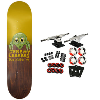 Toy Machine Skateboard Complete Leabres Fence Yellow/Brown 8.5" x 32.38"