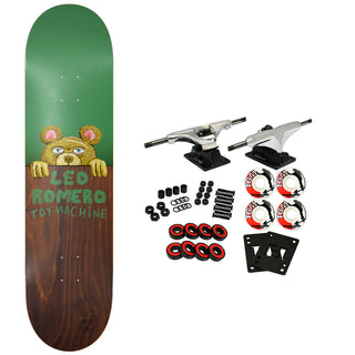 Toy Machine Skateboard Complete Romero Fence Green/Brown 8.13" x 32"