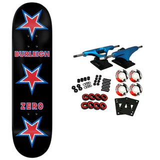 Zero Skateboard Complete Burleigh American Zero 8.5" x 32.3"