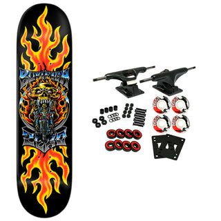 Zero Skateboard Complete Burleigh Chrome 8.5" x 32.3"
