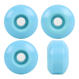 Blank Skateboard Wheels 52mm x 31mm 99A USA Made Sky Blue