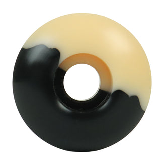 Skateboard Wheels 53mm x 31mm High Rebound 100A Black/Brown