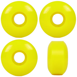 Skateboard Wheels 52mm x 31mm High Rebound 99A Yellow