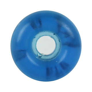 Printed Skateboard Wheels Soft Gel 97A Clear Blue 52mm x 36mm