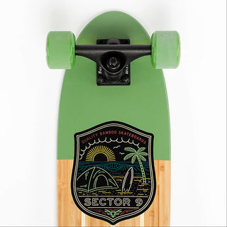 Sector 9 Longboards Bambino Bivy Cruiser Skateboard 7.5" x 26.5" Bamboo