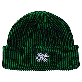 Krooked Skateboards Beanie Eyes Fill Black/Green