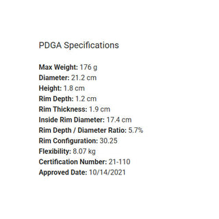 Westside Disc Golf Tournament Bear Fairway Driver 8/6/-0.5/2.5 White/Blue 173 grams