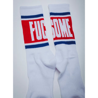 FA Socks Big Stripe White/Red