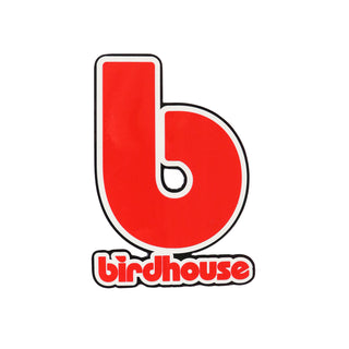 Birdhouse Skateboard Sticker Big B Logo Red 3.25" x 4.75"