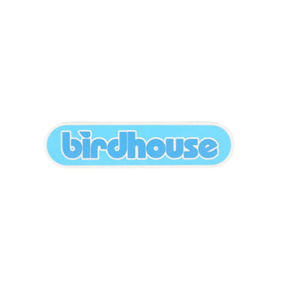 Birdhouse Skateboard Sticker Oval Logo Blue 4.75" x 1.25"