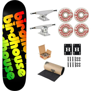 Birdhouse Premium Complete Skateboard Triple Stack Rasta 8.5" Ft. Krux/Spitfire/Independent