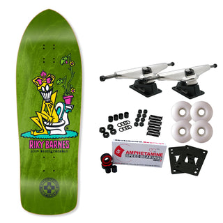 Black Label Skateboard Complete Riky Barnes Biodegradable Assorted 10.25" x 31"