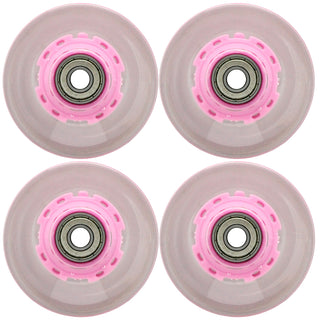 LED Wheels YELLOW 65mm