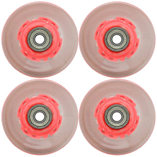 LED Wheels RED 65mm