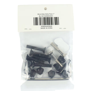 Blind Skateboard Hardware 1" Allen Bolts Black/Silver