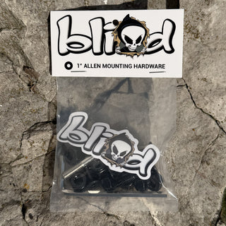 Blind Skateboard Hardware 1" Allen Bolts Black/Silver