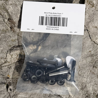 Blind Skateboard Hardware 1" Phillips Bolts Black/Silver